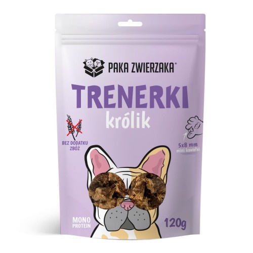 Paka Zwierzaka Trenerki królik 120 g