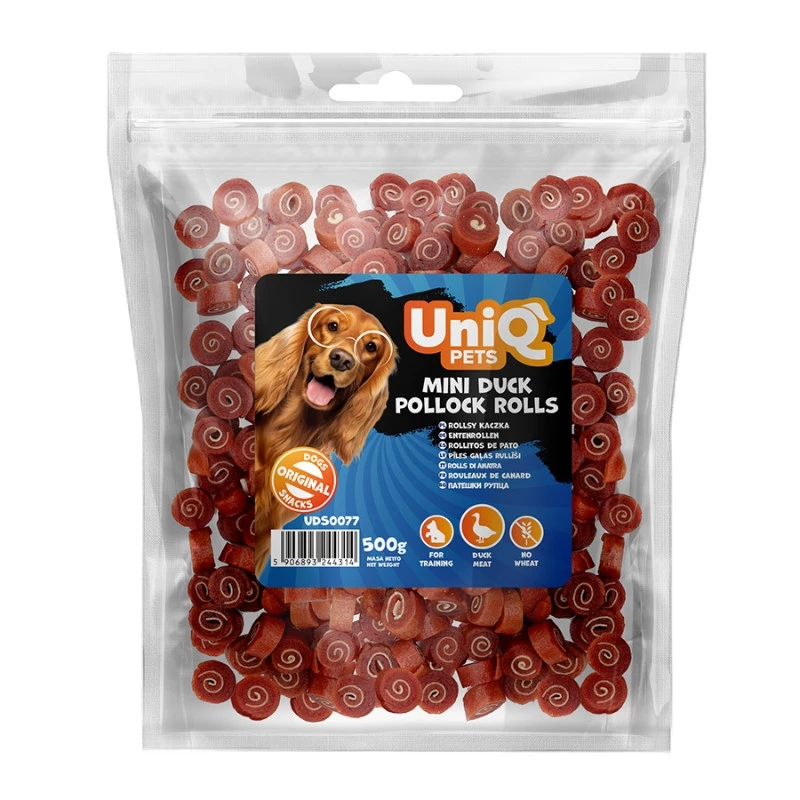 Uniq Pets dorsz, kaczka 500 g