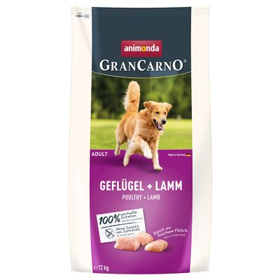 Animonda GranCarno drób, jagnięcina adult 12 kg × 2