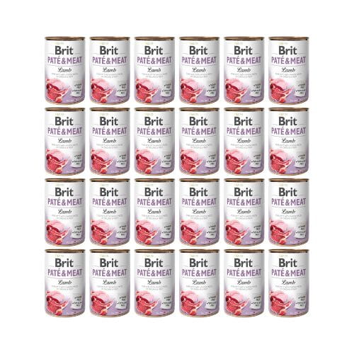 Brit Pate & Meat jagnięcina 400 g × 24