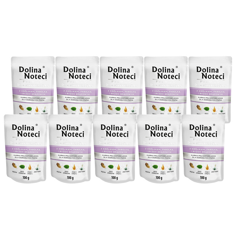 Dolina Noteci Premium królik adult małe rasy 100 g × 10