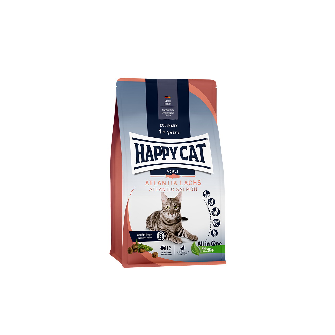 Happy Cat Culinary Hairball łosoś adult 10 kg