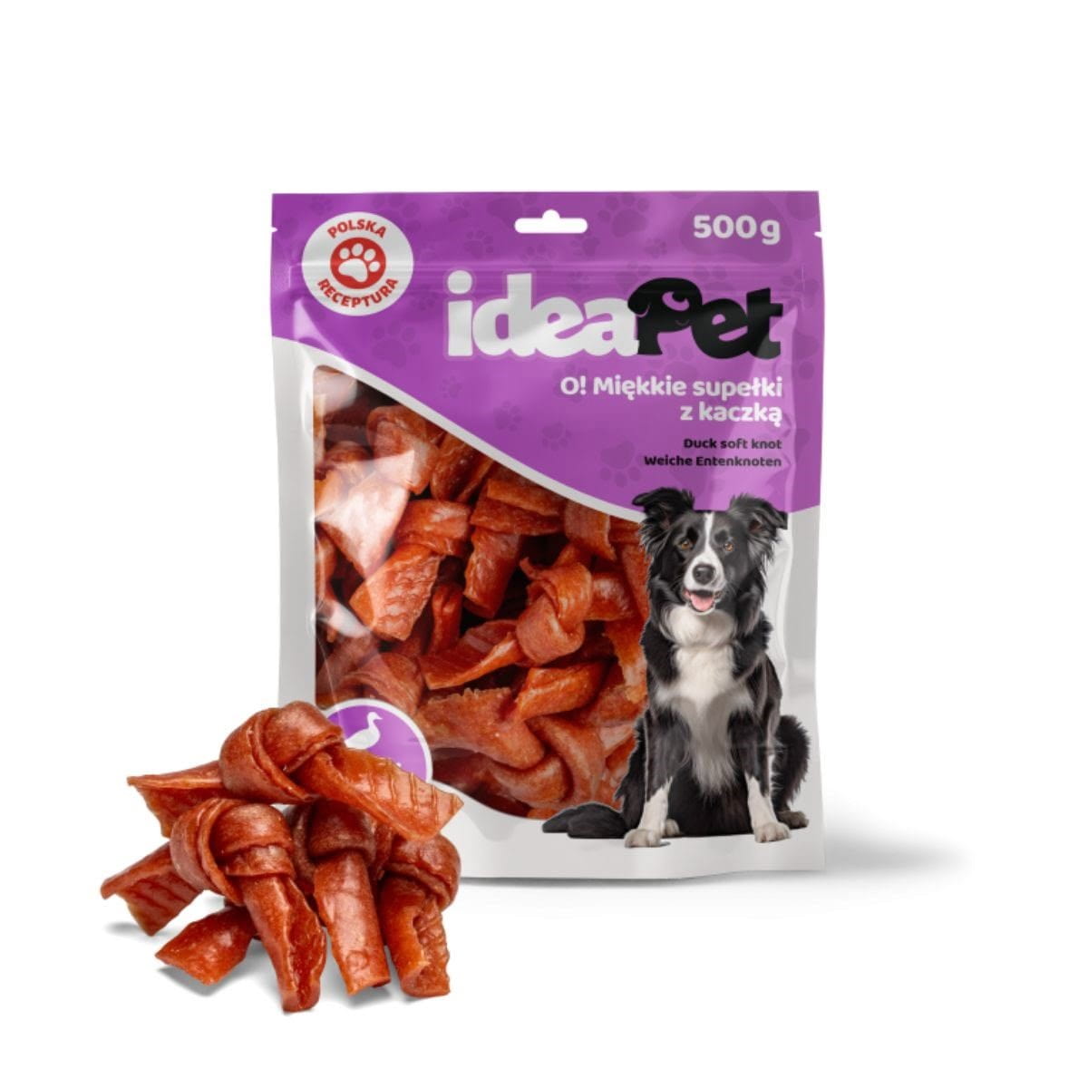 IdeaPet miękkie supełki, kaczka 500 g