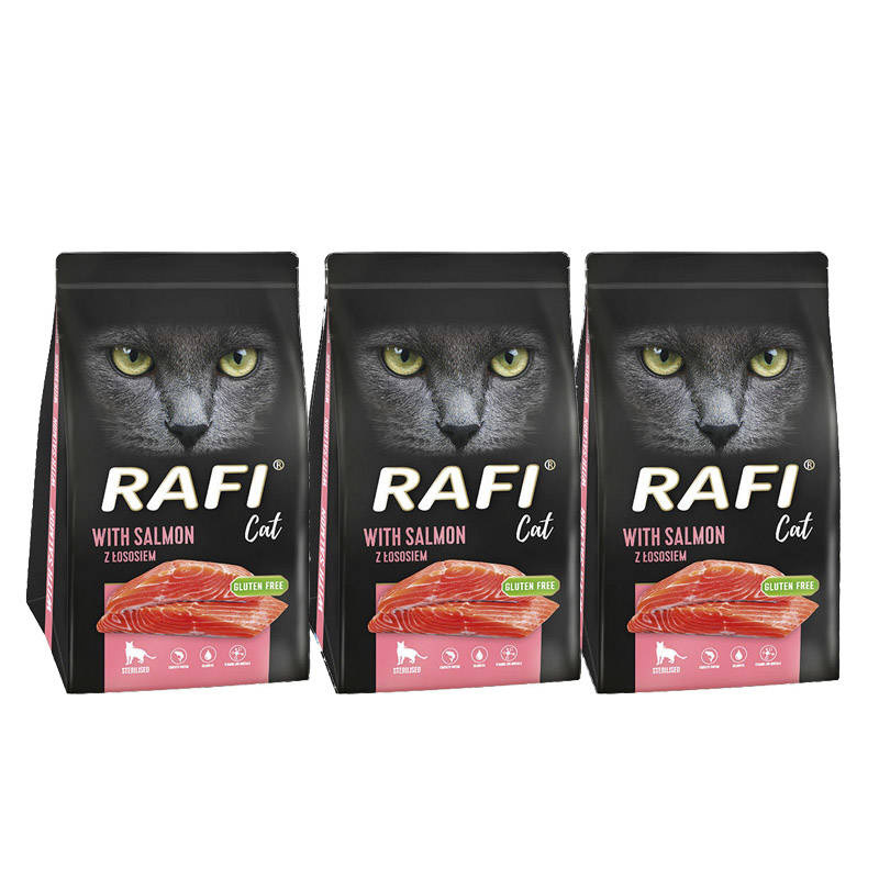 Rafi Cat Sterilised łosoś 1,5 kg × 3