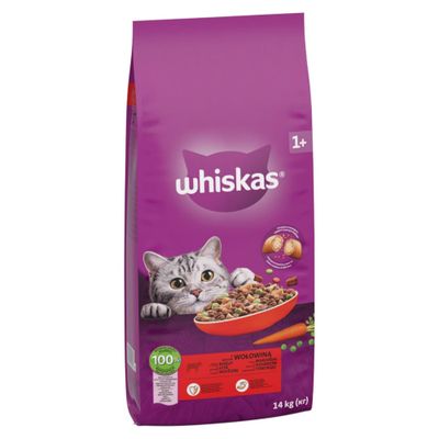 Whiskas Dental Urinary wołowina adult 14 kg