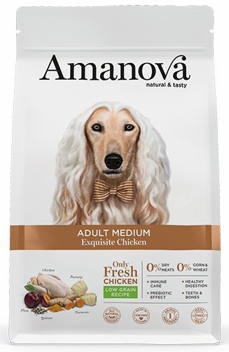 Amanova kurczak adult średnie rasy 2 kg