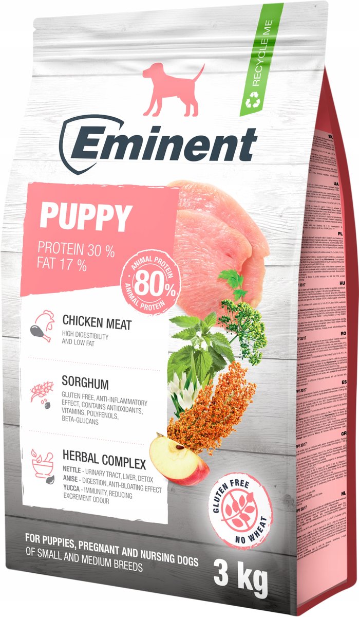 Eminent High Premium puppy małe i średnie rasy 3 kg