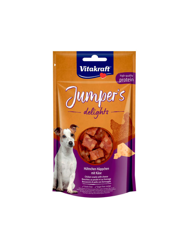 Vitakraft Jumper's Delights kurczak, ser 80 g