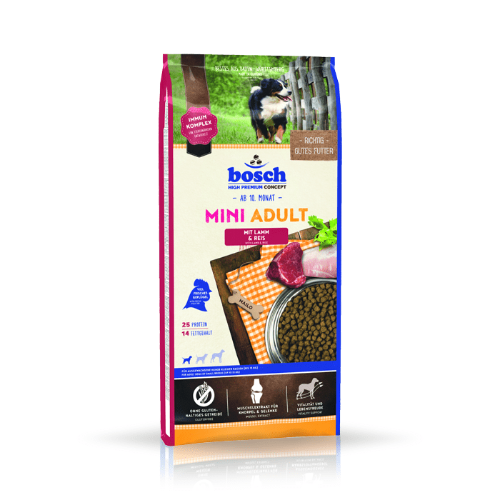 Bosch Adult Mini jagnięcina z ryżem adult małe rasy 15 kg × 2