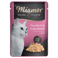 Miamor Feine Filets krab, tuńczyk w galaretce 100 g