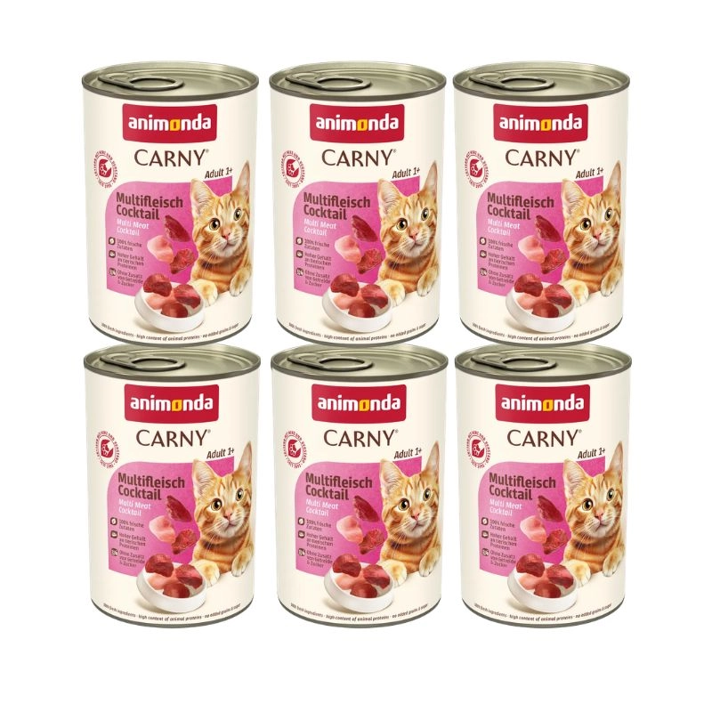 Animonda Carny dziczyzna, kurczak, wołowina pasztet adult 400 g × 6