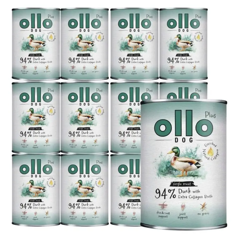 Ollo Plus Kolagen kaczka 400 g × 12