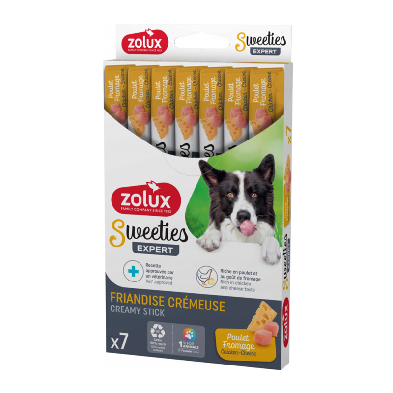 Zolux Sweeties kurczak, ser 14 g × 7