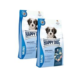 Happy Dog Fit & Vital drób, jagnięcina, jajko, ryby morskie, wołowina, łosoś puppy małe rasy 4 kg × 2