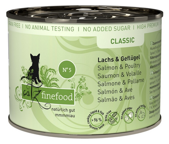 Catz Finefood Classic drób, łosoś 200 g