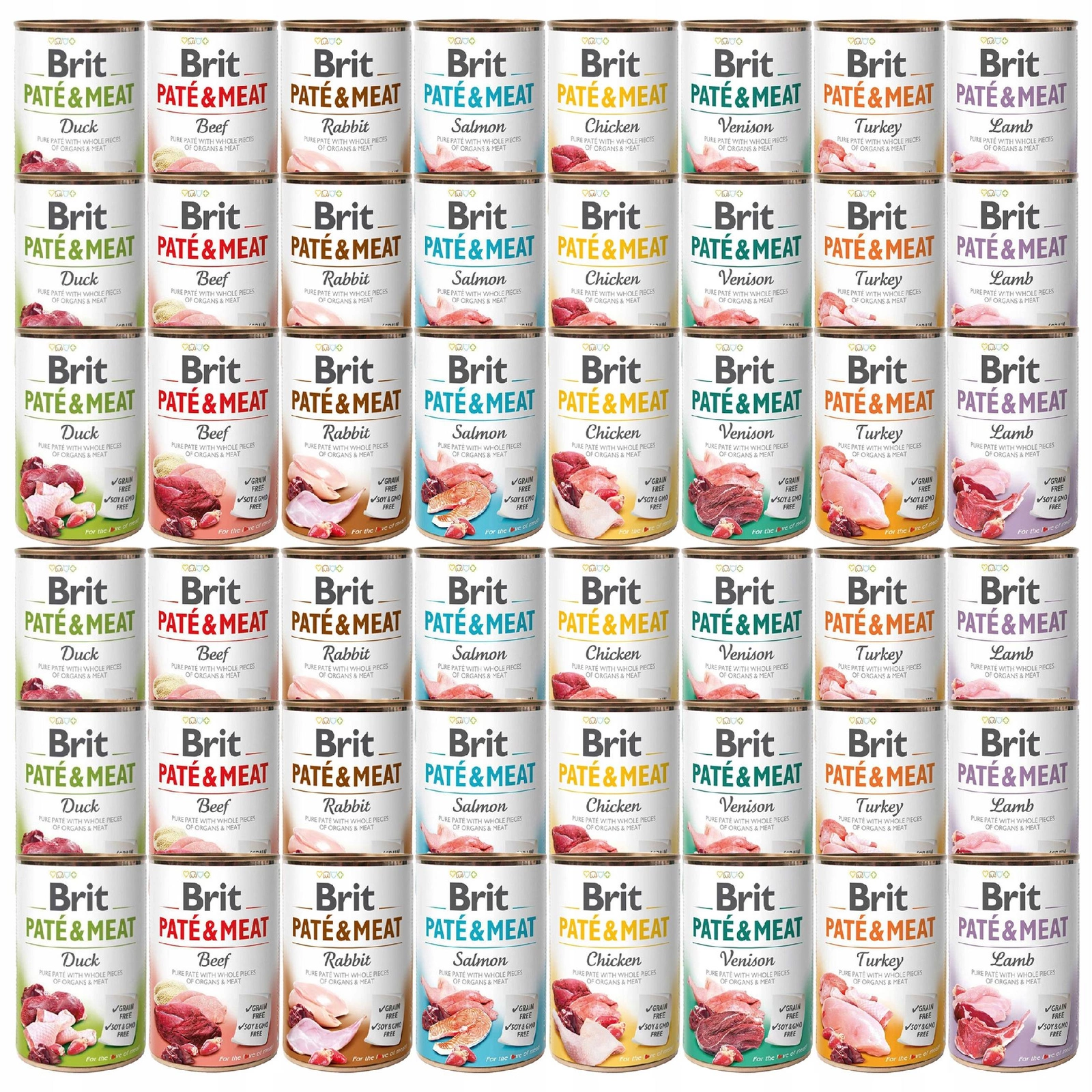 Brit Pate & Meat mix 400 g × 48