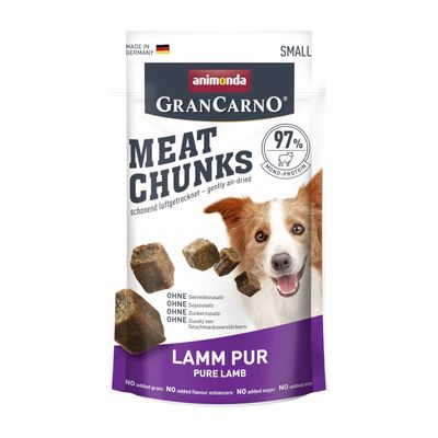 Animonda GranCarno Meat Chunks jagnięcina adult małe rasy 60 g × 4