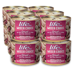 Life Dog Mixer Crocc kurczak 150 g × 12