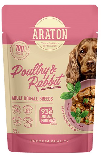 Araton drób, królik adult 85 g