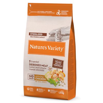 Nature's Variety No Grain Sterilised kurczak adult 1,25 kg × 2