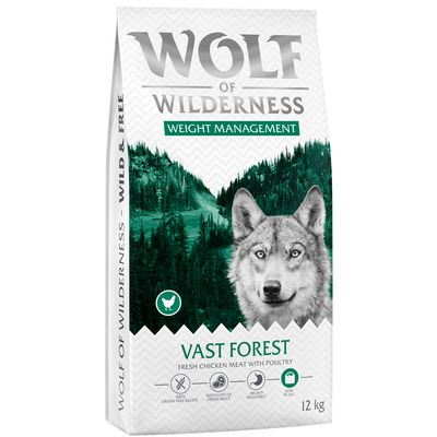 Wolf of Wilderness Explore The Vast Forests kurczak 12 kg × 2