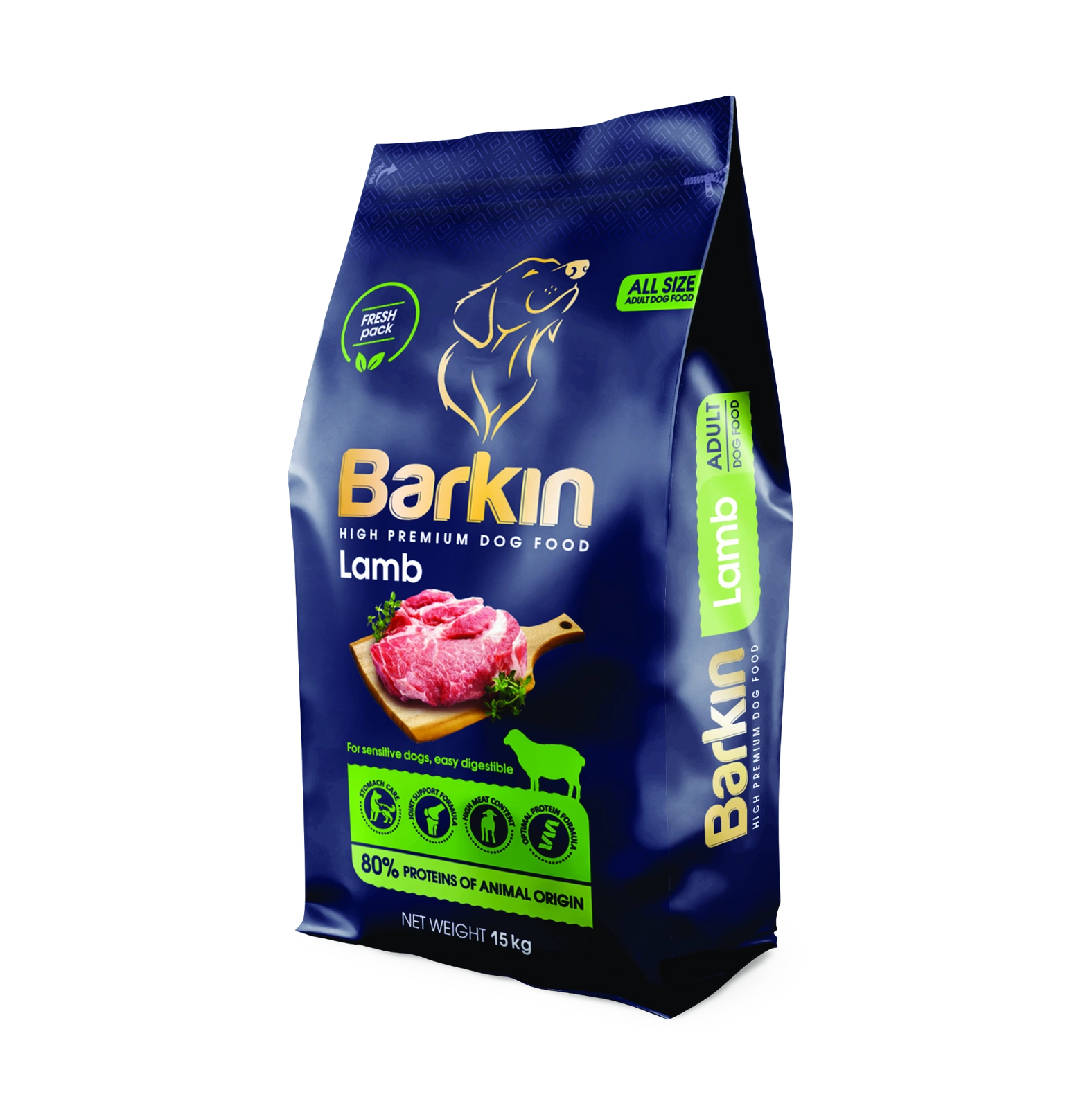 Barkin Premium jagnięcina adult 15 kg