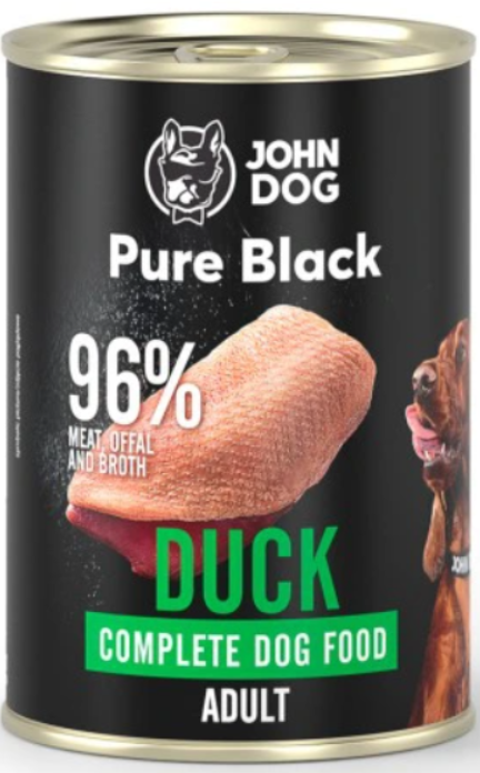John Dog Pure Black kaczka adult 400 g