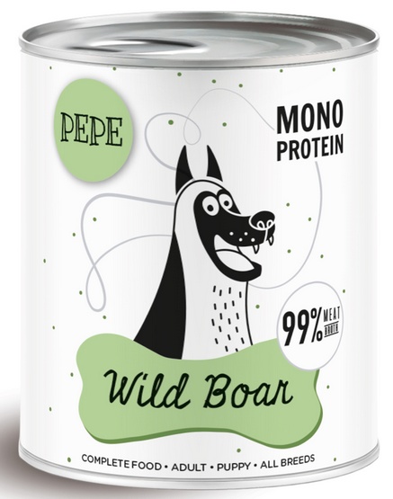 Paka Zwierzaka Pepe dzik 800 g
