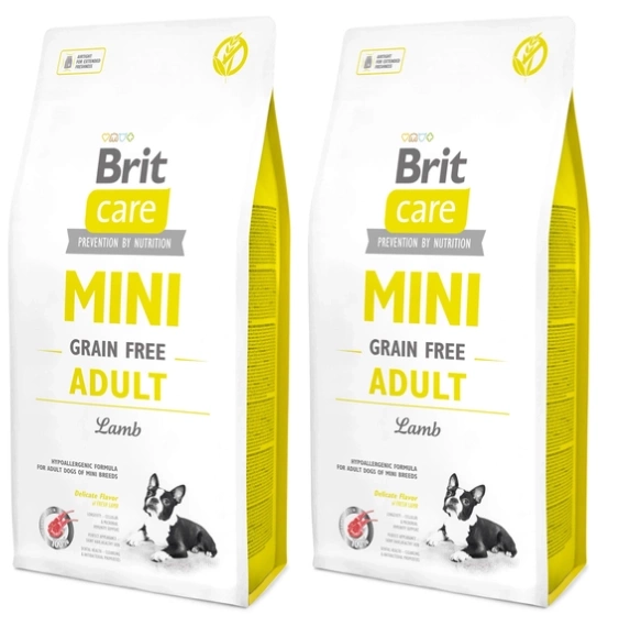 Brit Care jagnięcina adult małe rasy 2 kg × 2