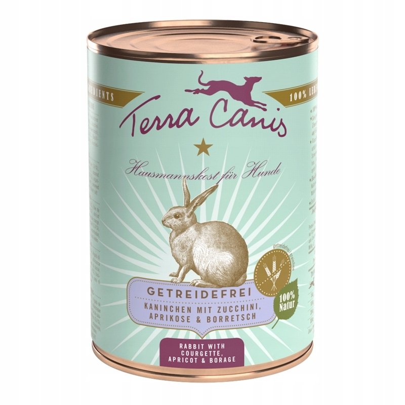 Terra Canis Menu Bezzbożowe królik adult 400 g