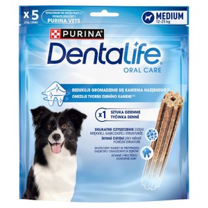 Purina DentaLife kurczak średnie rasy 23 g × 5