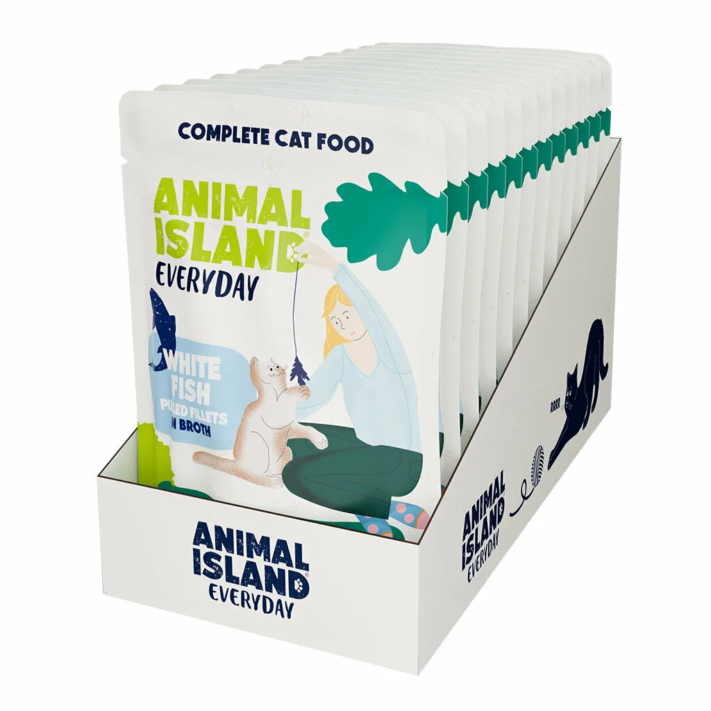 Animal Island Everyday dorsz w bulionie 85 g × 12