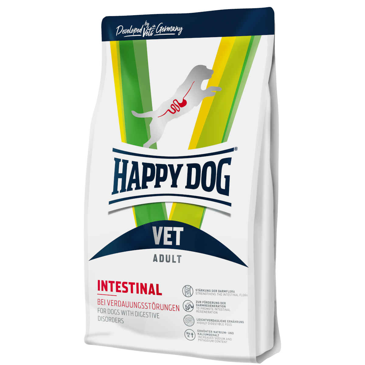 Happy Dog VET Diet Intestinal kurczak z ryżem 4 kg