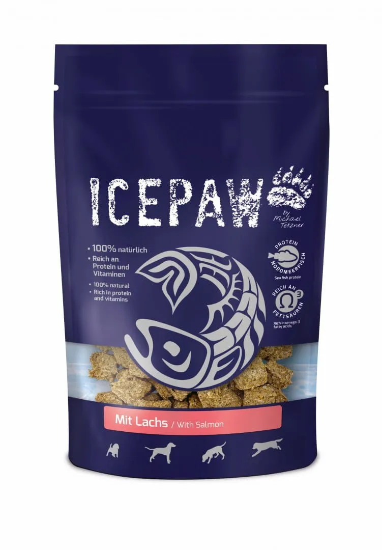 ICEPAW białe ryby, łosoś 150 g