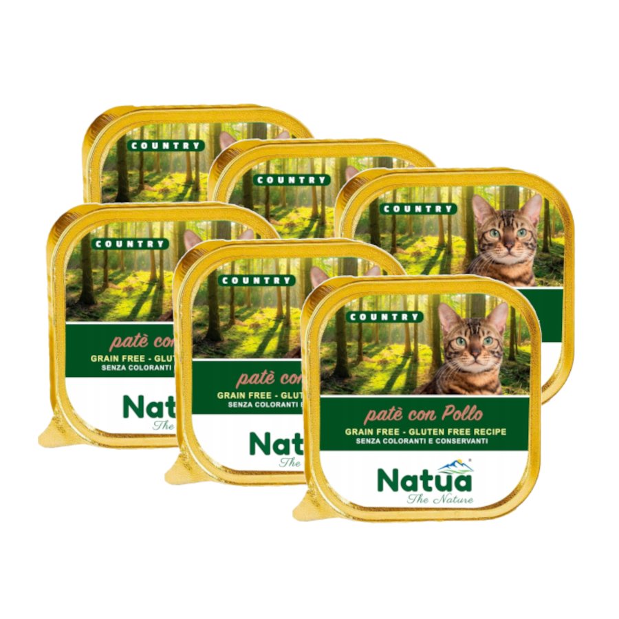Natua Country kurczak pasztet 100 g × 6