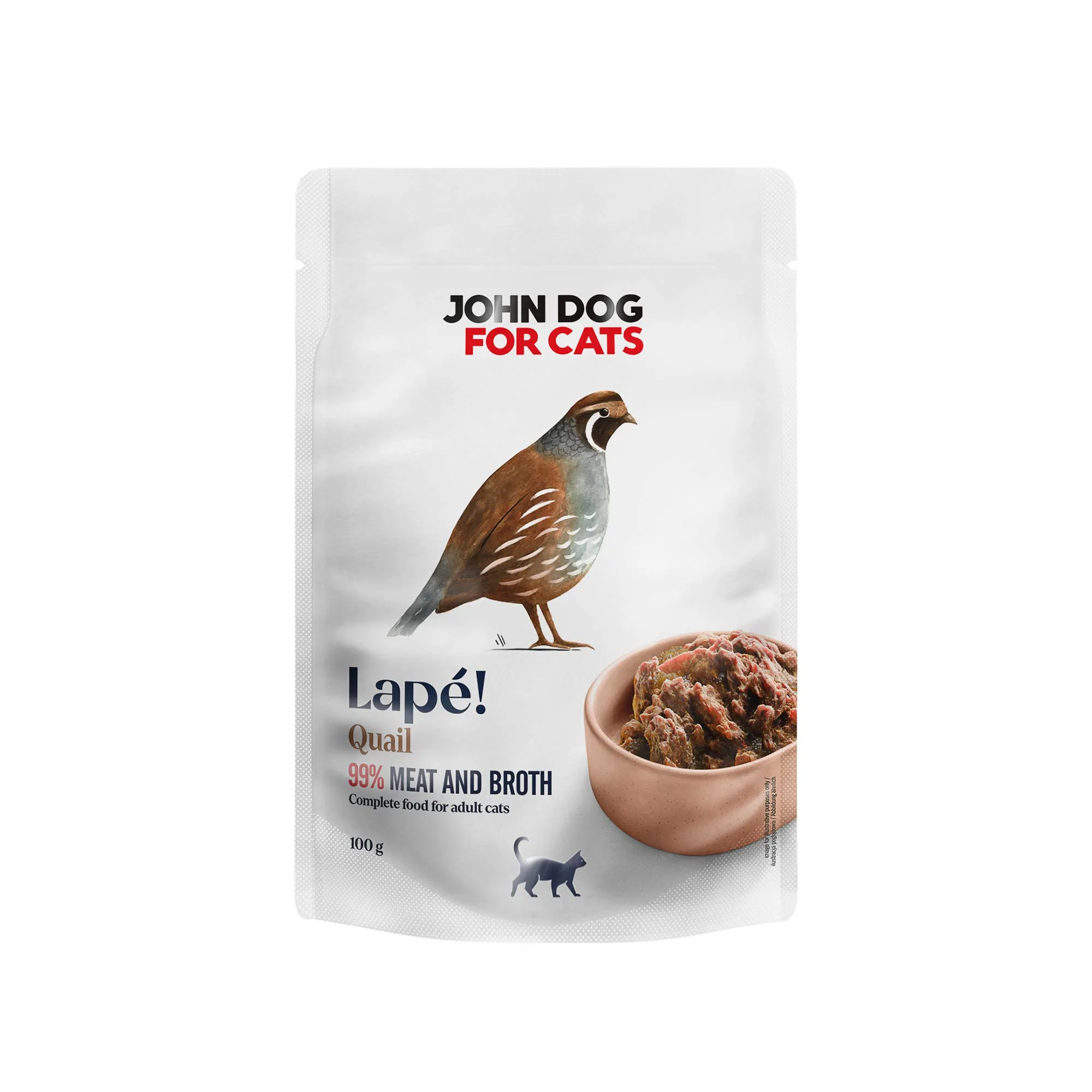 John Dog Lapé przepiórka pasztet adult 100 g