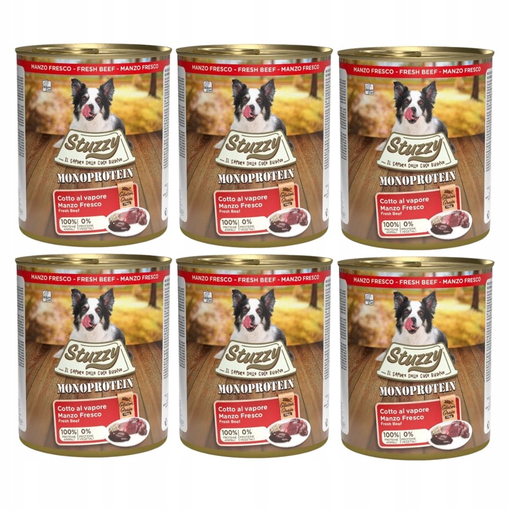 Stuzzy Monoprotein Fresh wołowina 800 g × 6