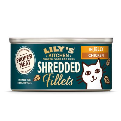 Lily's Kitchen Shredded Fillets kurczak w galaretce adult 70 g × 24