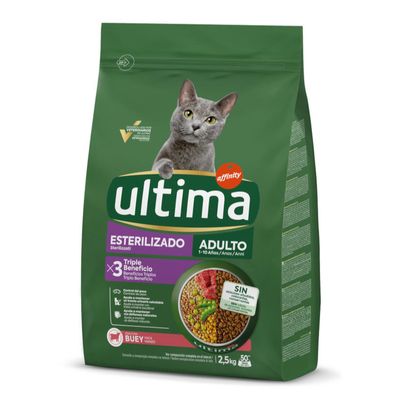 Ultima Sterilised wołowina adult 2,5 kg × 2