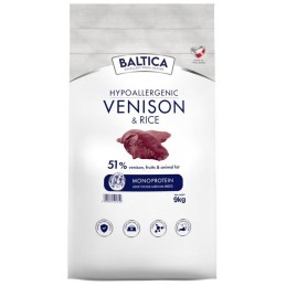 Baltica Nutraceutic dziczyzna, ryż adult średnie rasy 9 kg