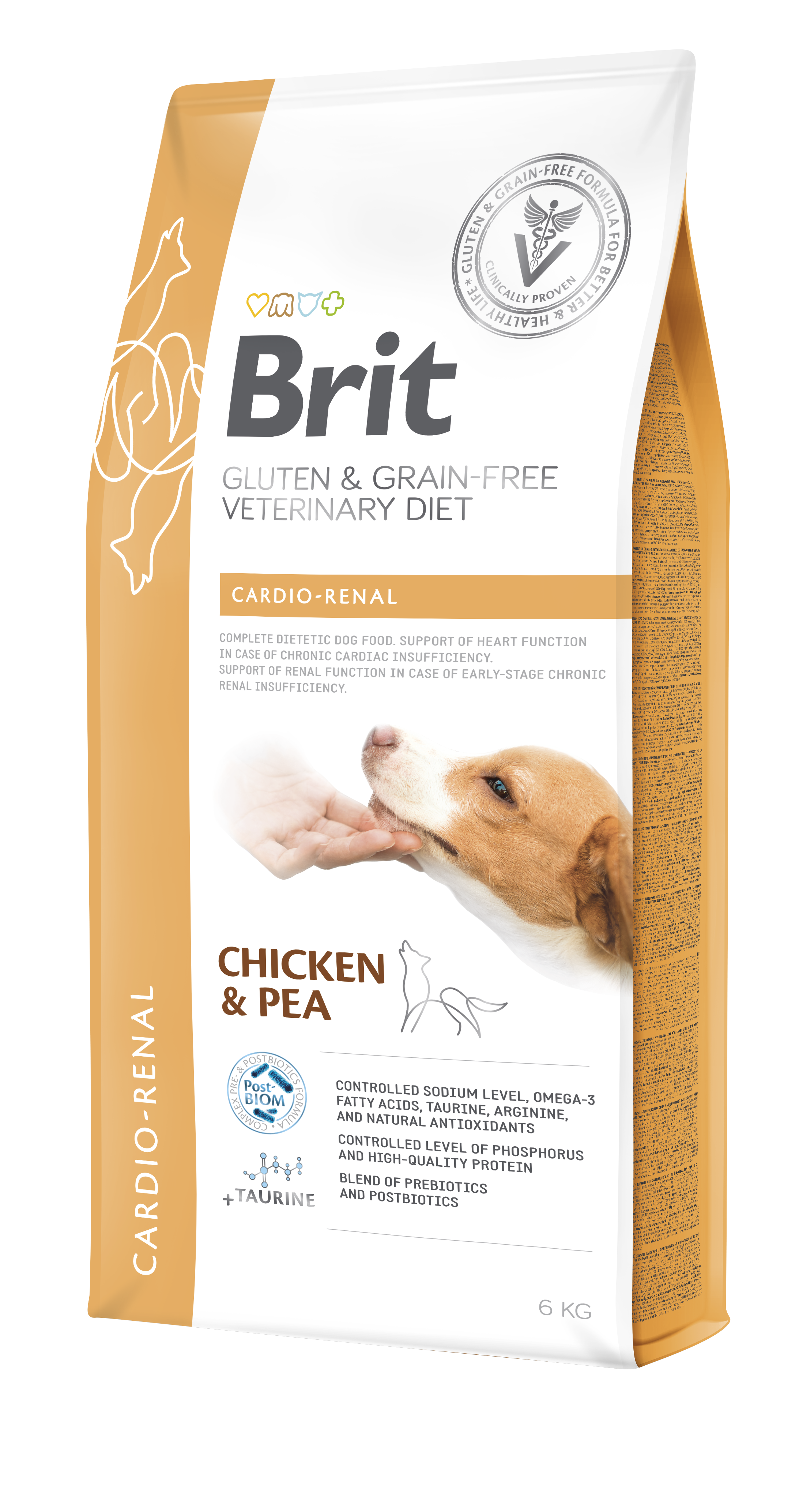 Brit Veterinary Diets Grain Free Cardio-Renal kurczak 6 kg