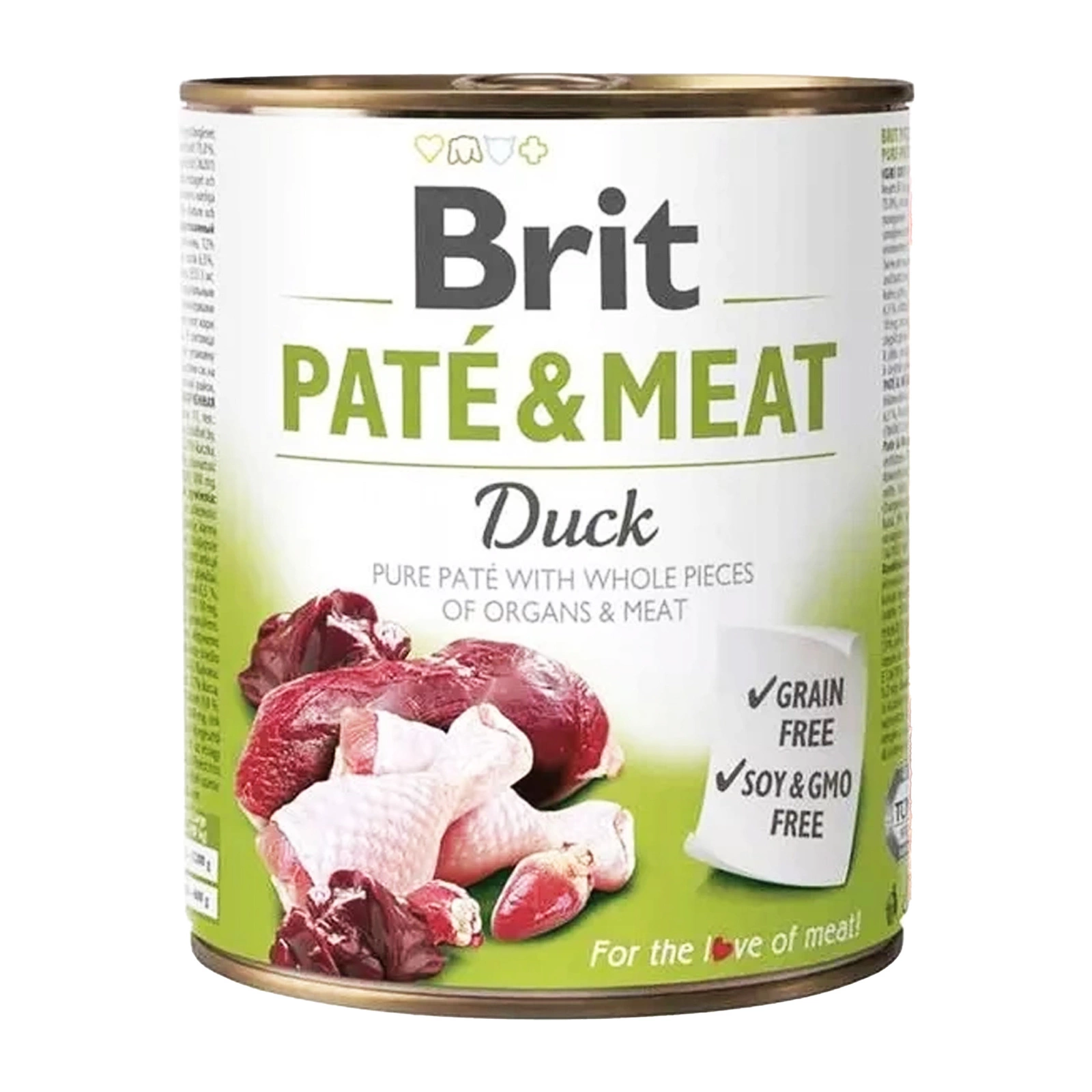 Brit Pate & Meat kaczka 800 g
