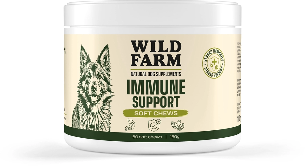 Wild Farm Miękkie Żujki Immune Support 3 g × 60