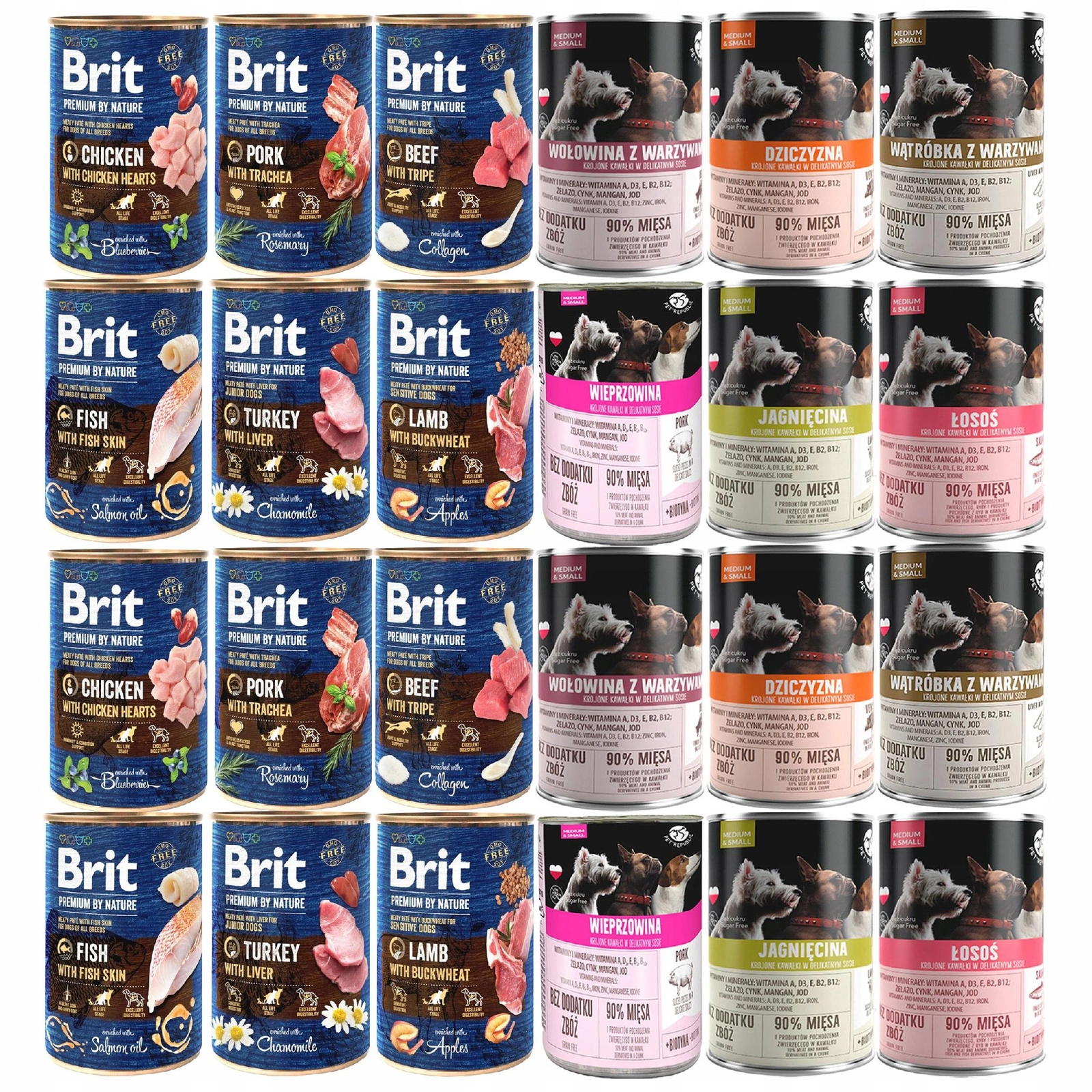 Brit By Nature adult 400 g × 24