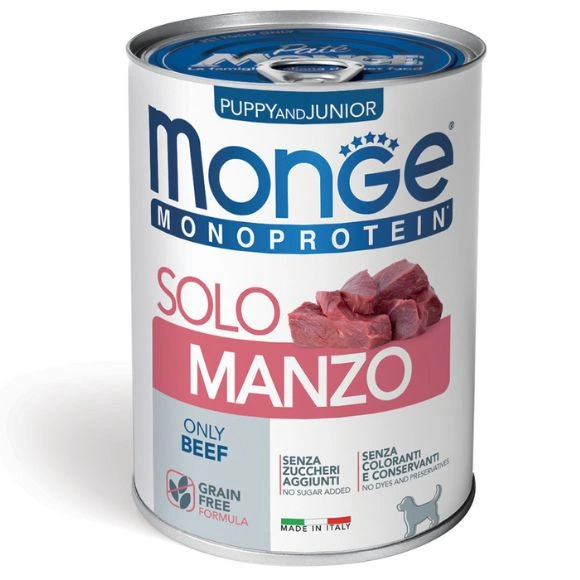 Monge Monoprotein Solo wołowina puppy 400 g
