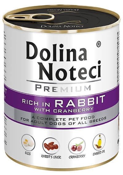 Dolina Noteci królik, wieprzowina, wołowina adult 800 g × 12