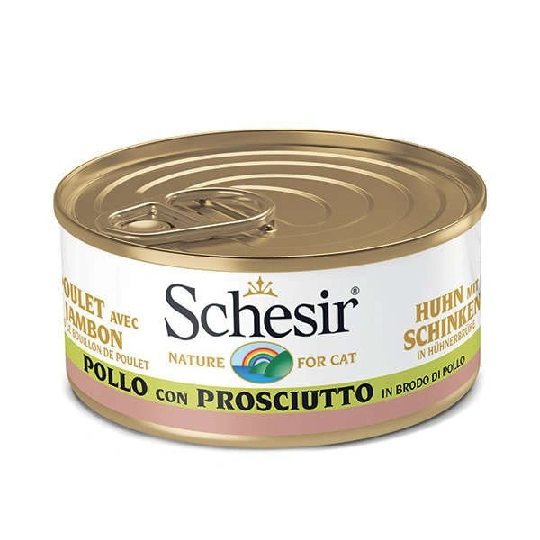 Schesir kurczak, szynka w bulionie adult 70 g