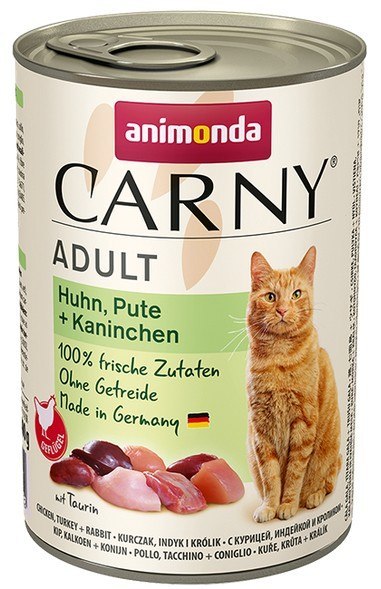 Animonda Carny indyk, królik, kurczak adult 400 g