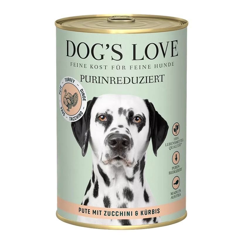 Dog's Love indyk, cukinia 400 g