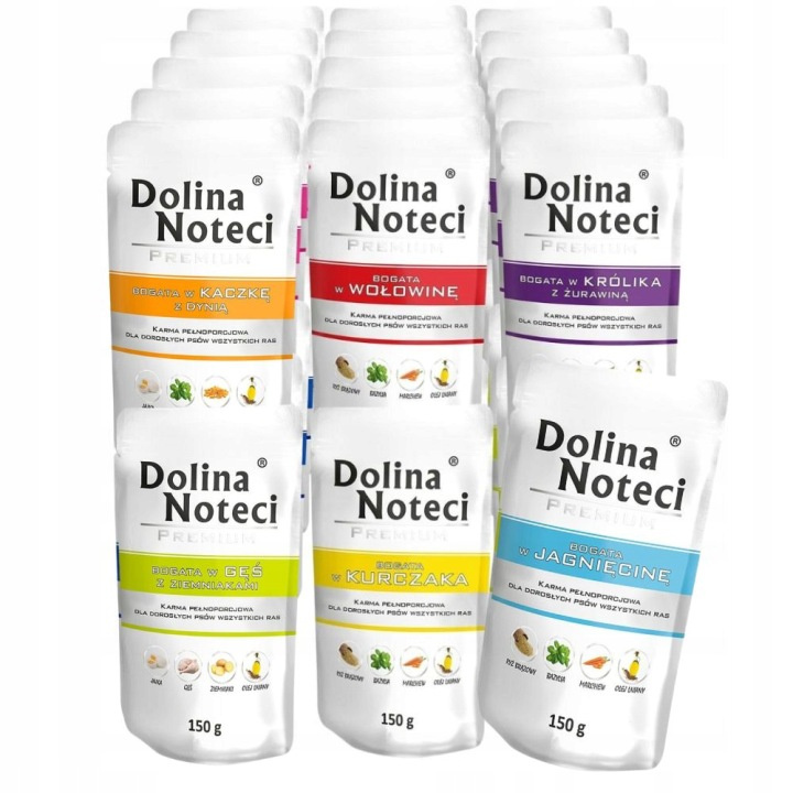 Dolina Noteci Premium mix smaków adult 150 g × 30